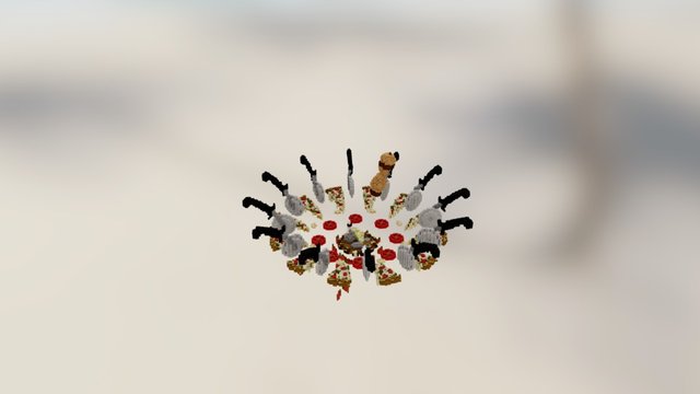 Skywars pizza 3D Model