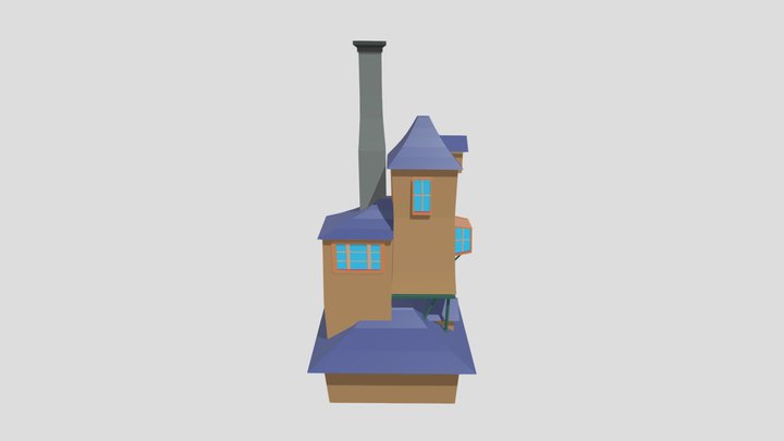 Long House 3D Model