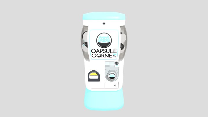 Capsule Corner Machine 3D Model