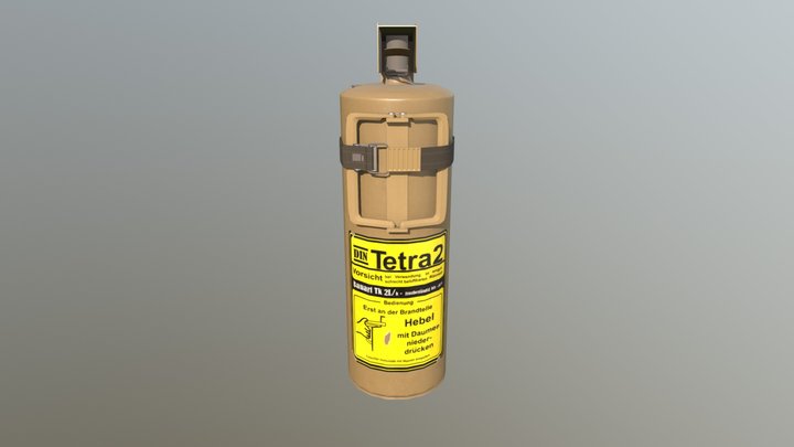 Fire Extinguisher FBX 3D Model