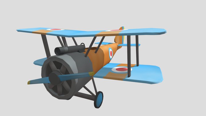 Plane texture 3D Model