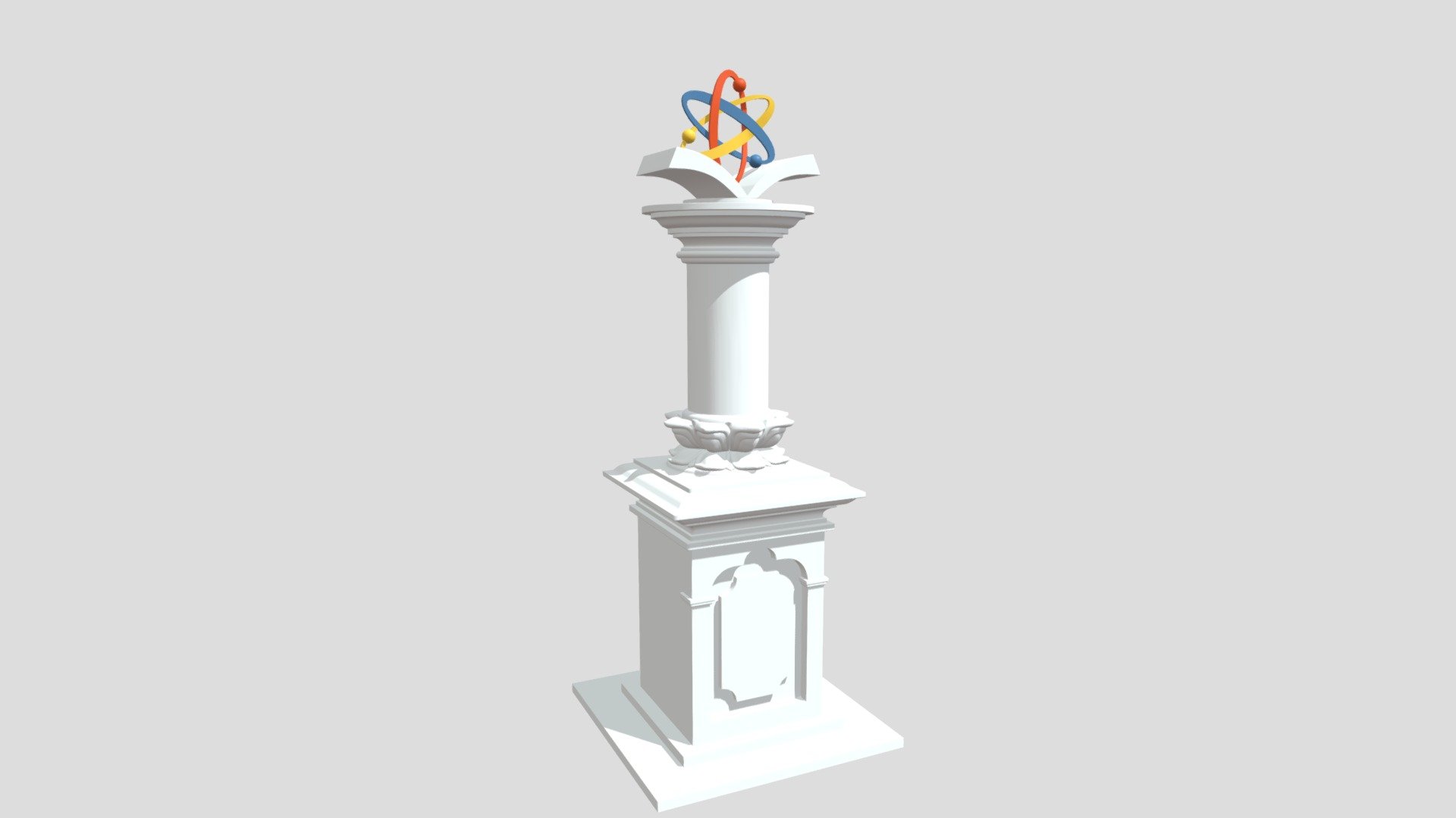 Statue_pole 3D model by yeden [7f9c91c] Sketchfab
