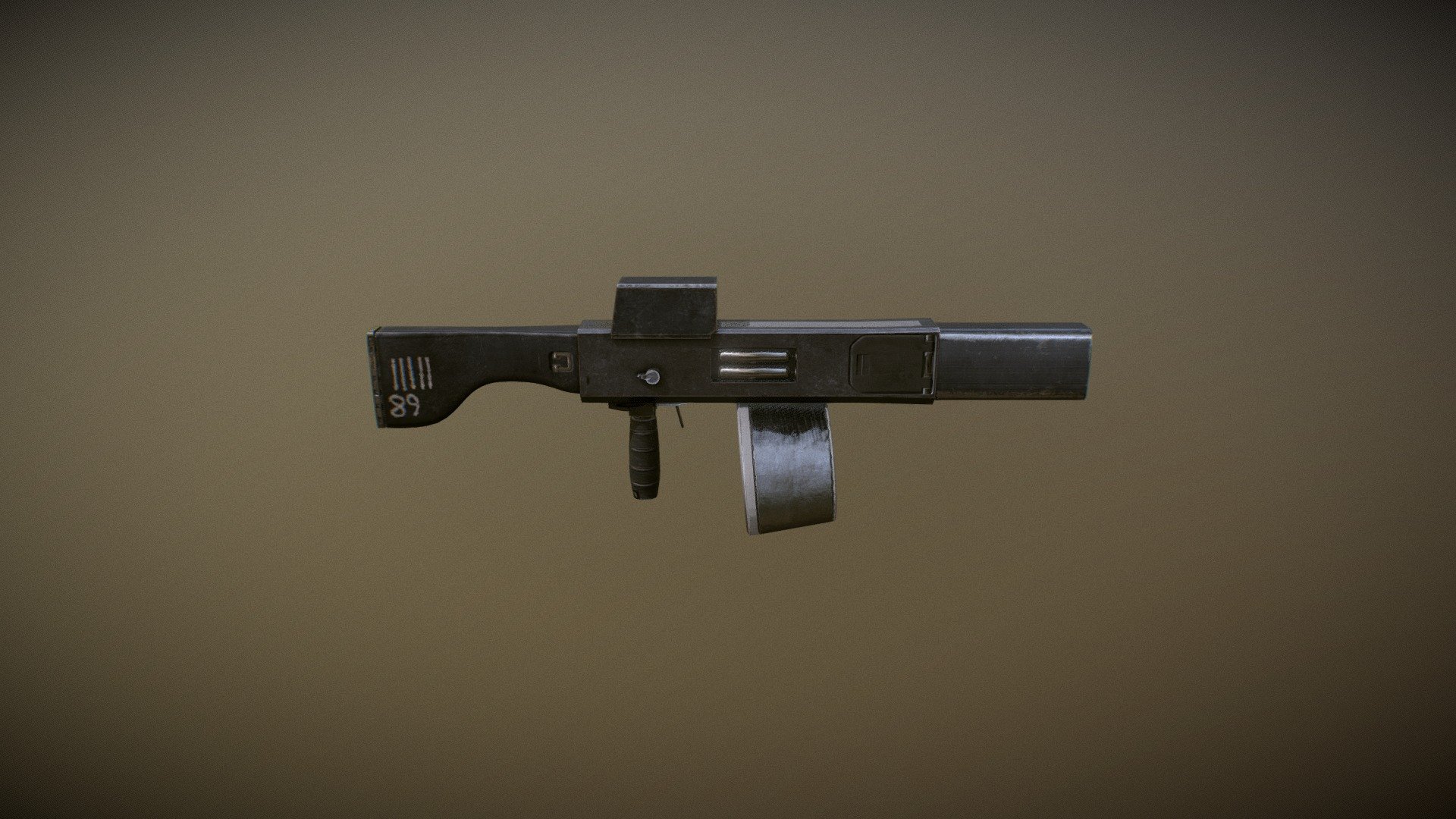futuristic gun