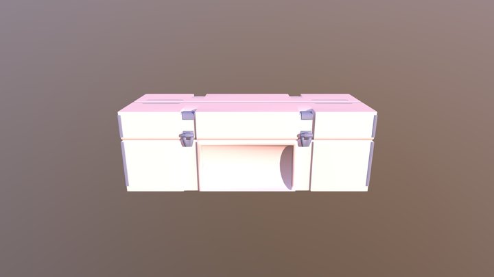 Crate Low 3D Model