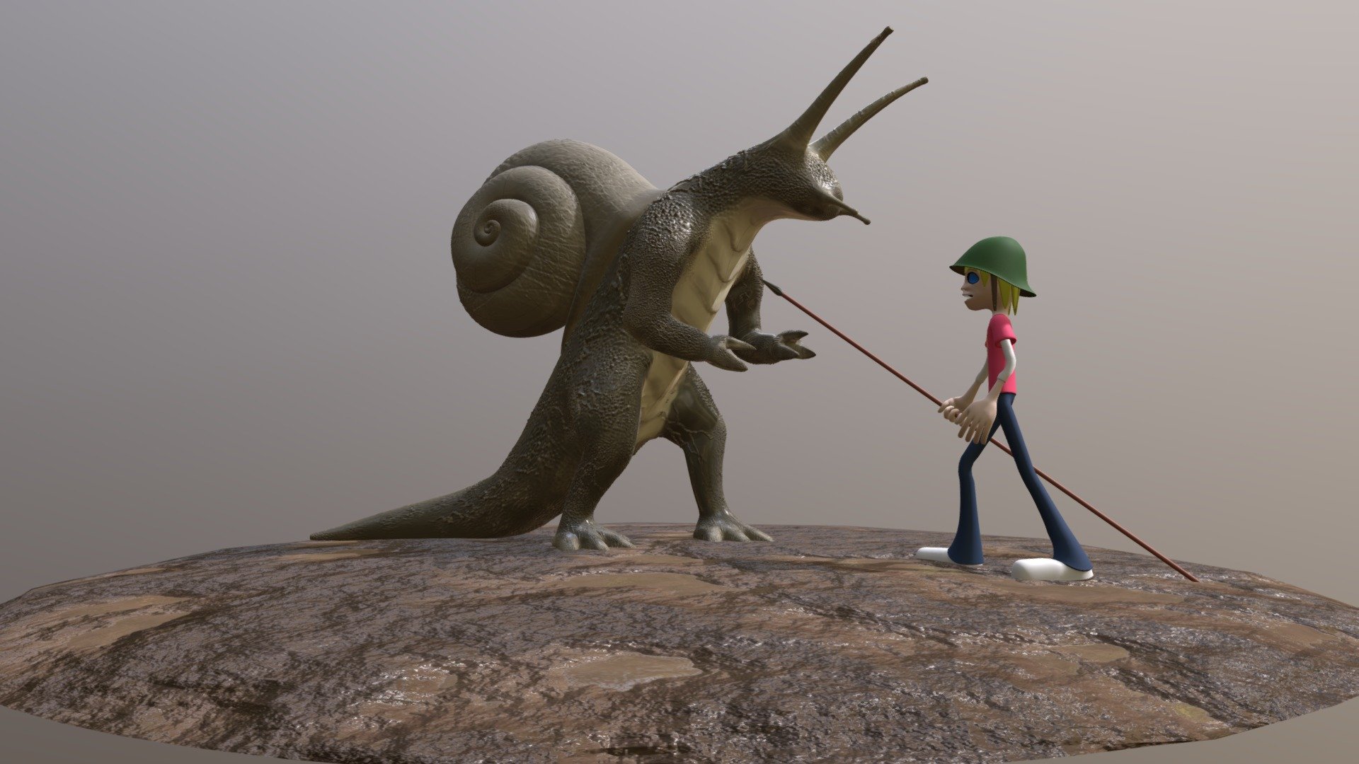 BlockCreationz Snail Warrior 3D model by BlockCreationz [7f9d73f