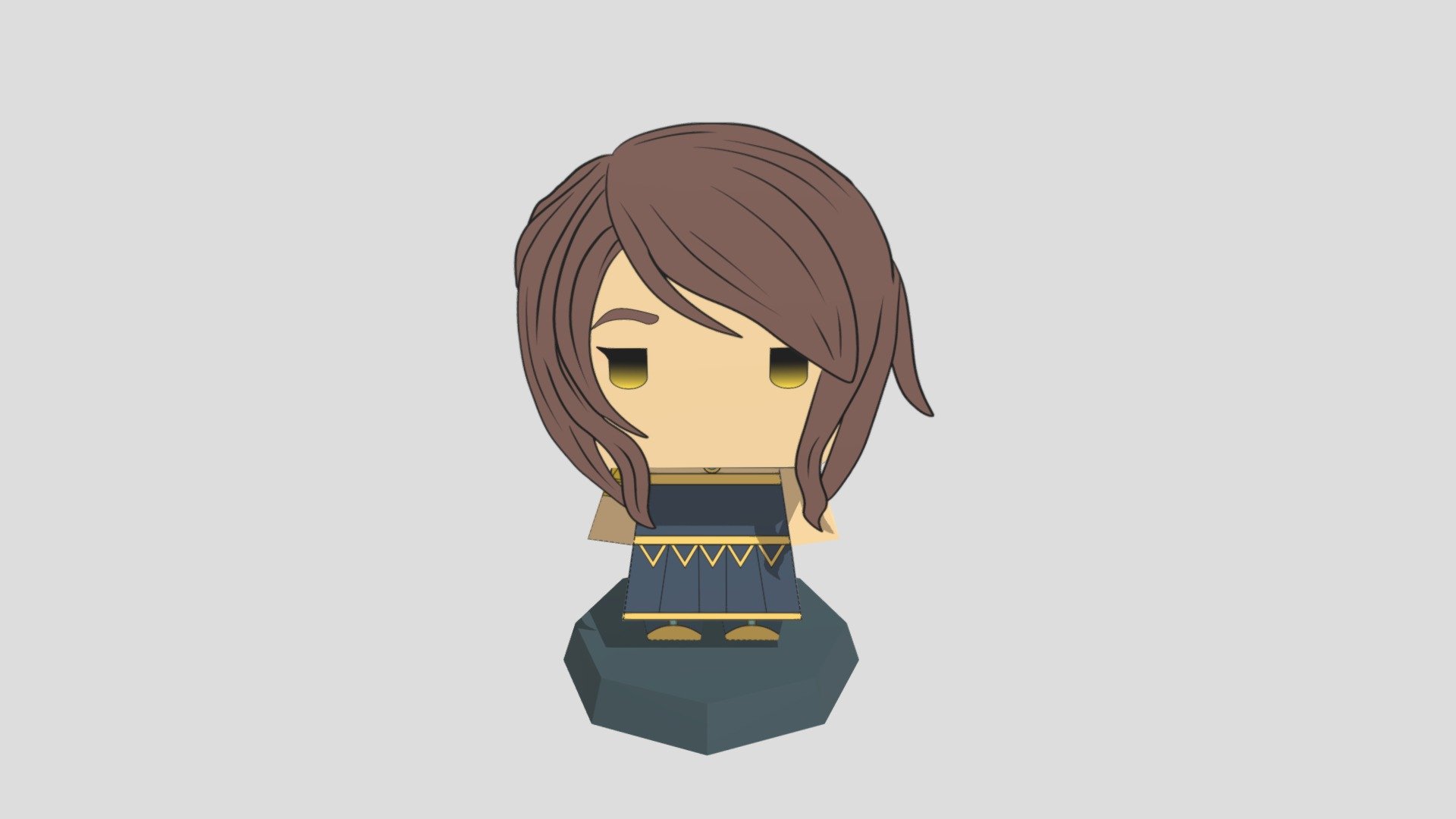 Gold papercraft Download Free 3D model by jakov.drawzz [7f9d7f2] Sketchfab