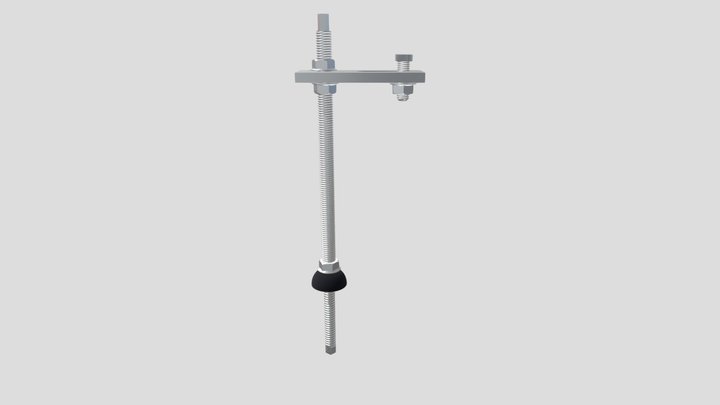 metálico prisioneiro metálico v3 3D Model