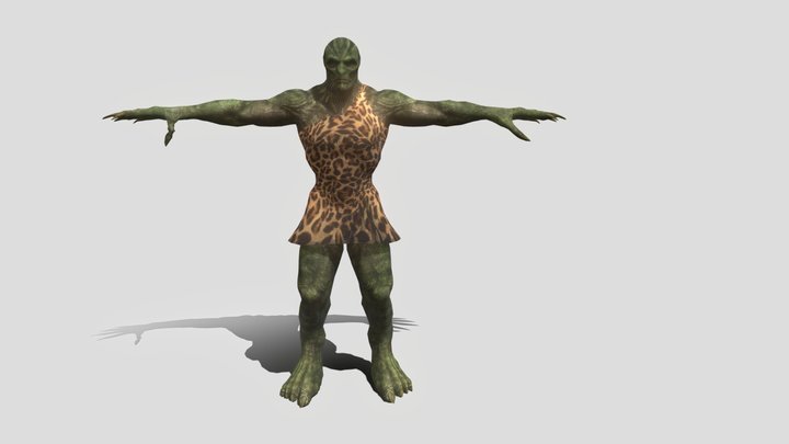 Cronus Giant Villain (rigged) 3D Model