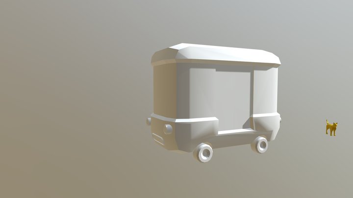 Spliting Bus 3D Model