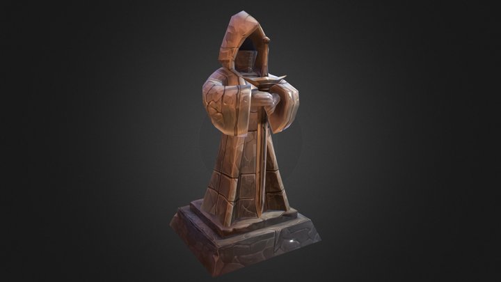 Stone statue 3D Model