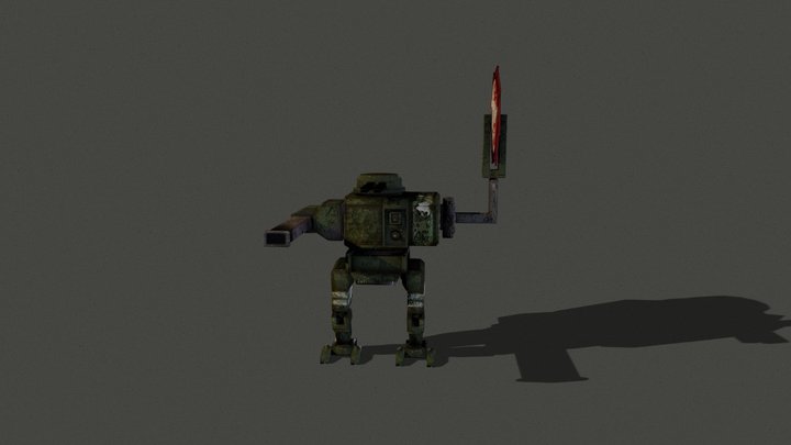 WW2 Robot 3D Model