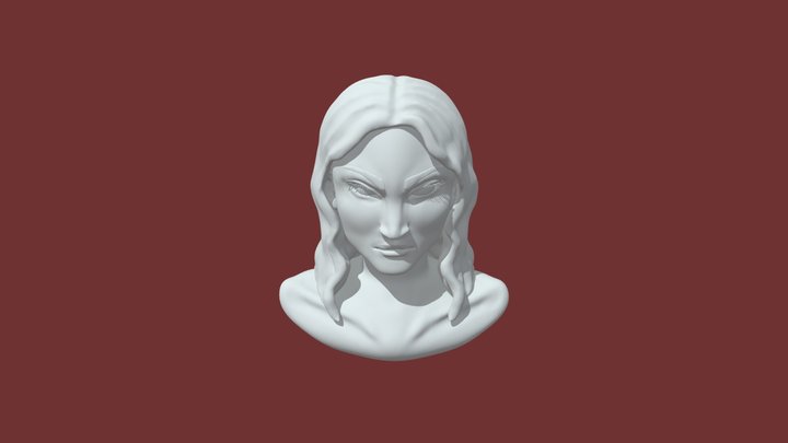 Sofia Du Gouffre - Bouche Cousue 3D Model