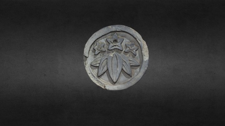 小幡氏_江戸時代_瓦 3D Model
