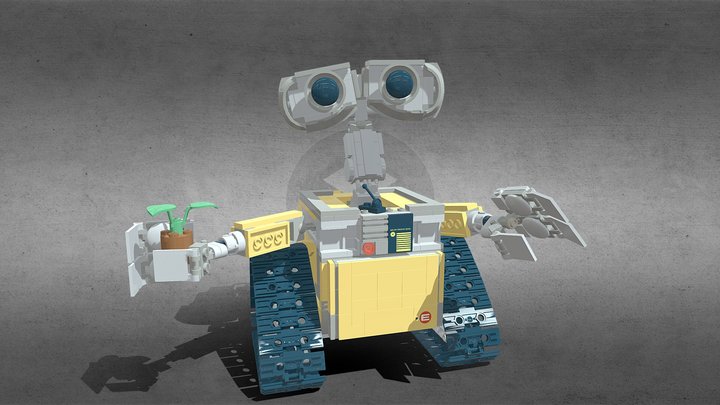 LEGO Ideas 21303-1 Wall-E 3D Model