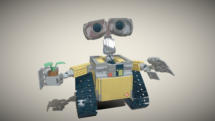 LEGO Ideas 21303 Wall-E 3D Model