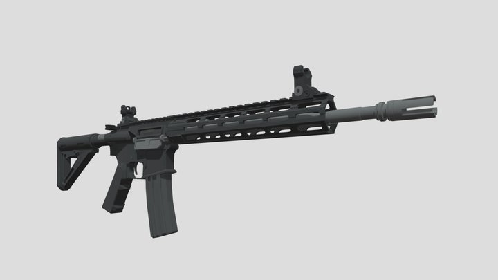 AR-15 3D Model