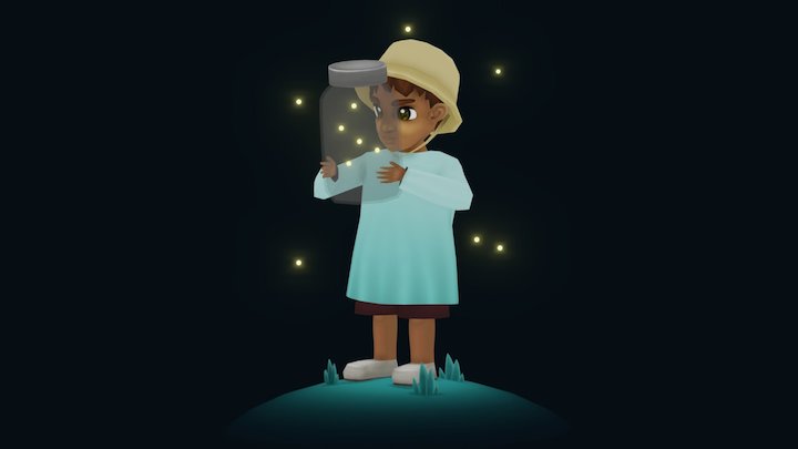 Fireflies 3D Model