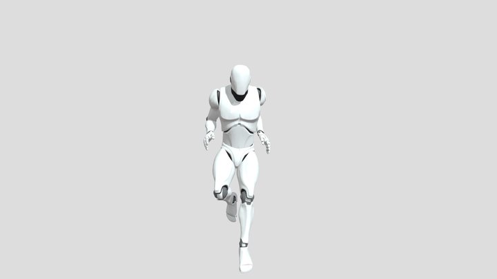 Run F To Stand Relaxed RU 3D Model