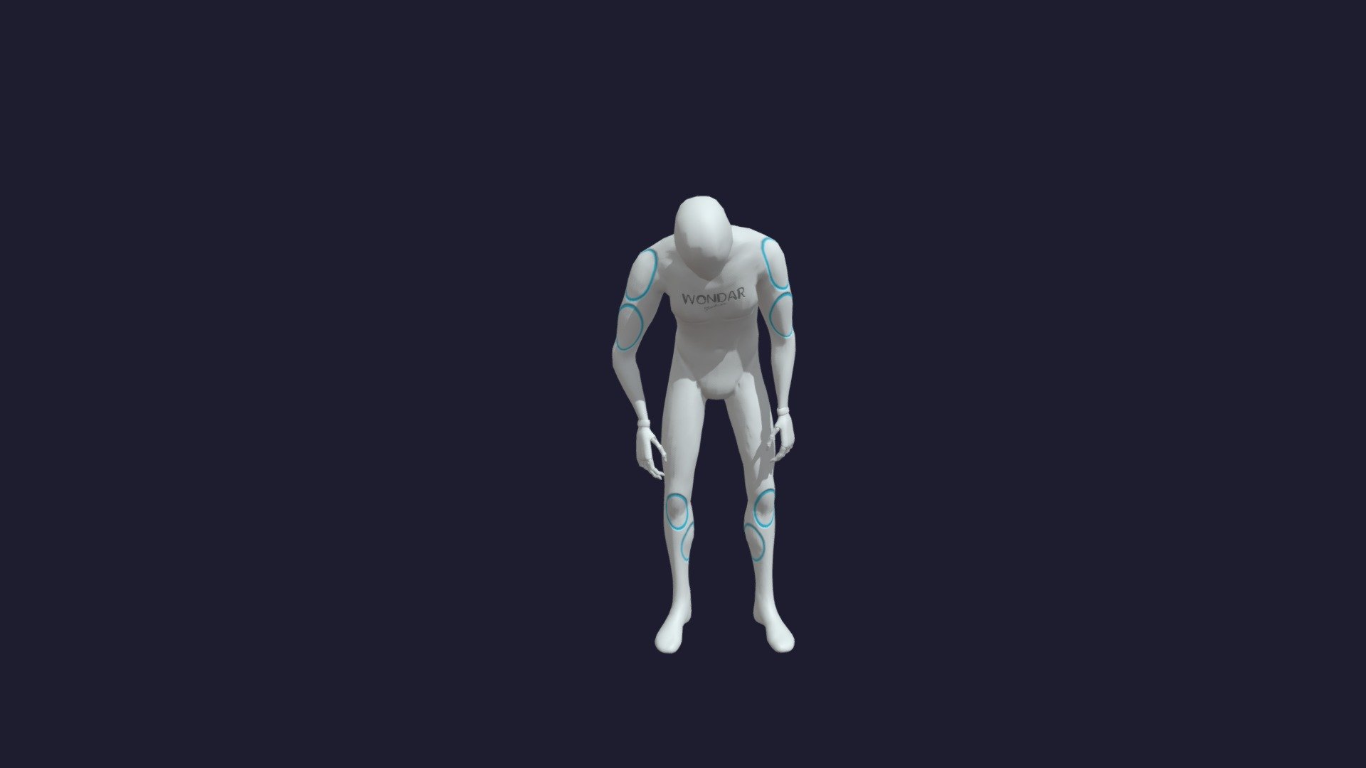 Listening and laughing — Sketchfab embed 3D viewer