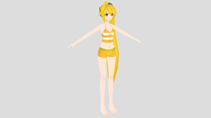 Akita Neru (Traje De Baño). – Modello 3D gratuito STL