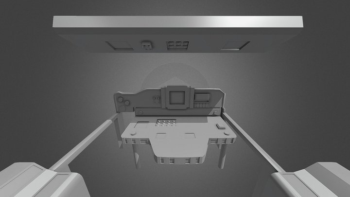 Mech Cockpit 3D Model