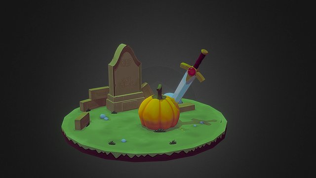 Pumpkin Memorial 3D Model