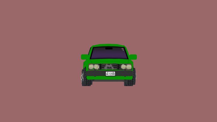 Mario kart tour red and green car recreation