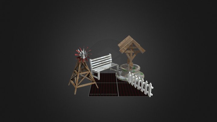 5 Props Assignment DAE 3D Model