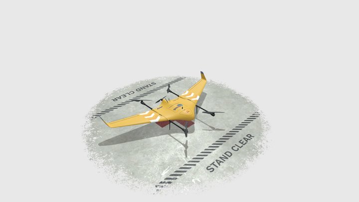 Erasmus MC drone 3D Model