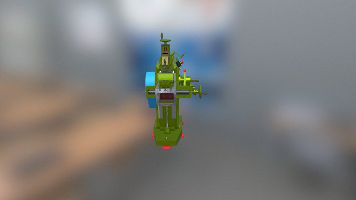Limadora Mecánica Industrial 3D Model