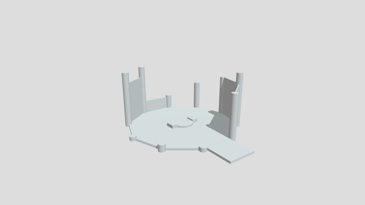 Environment Block-out 3D Model