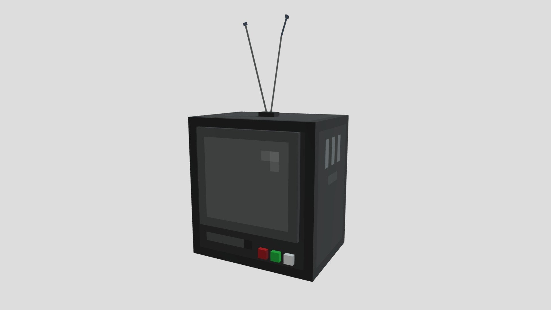 Retro TV - 3D model by Trench Foot (@trench_foot) [7fabe04] - Sketchfab