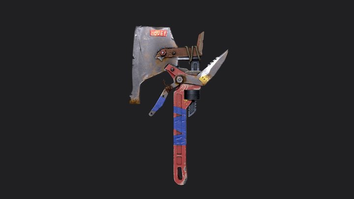 Axe - wrench 3D Model