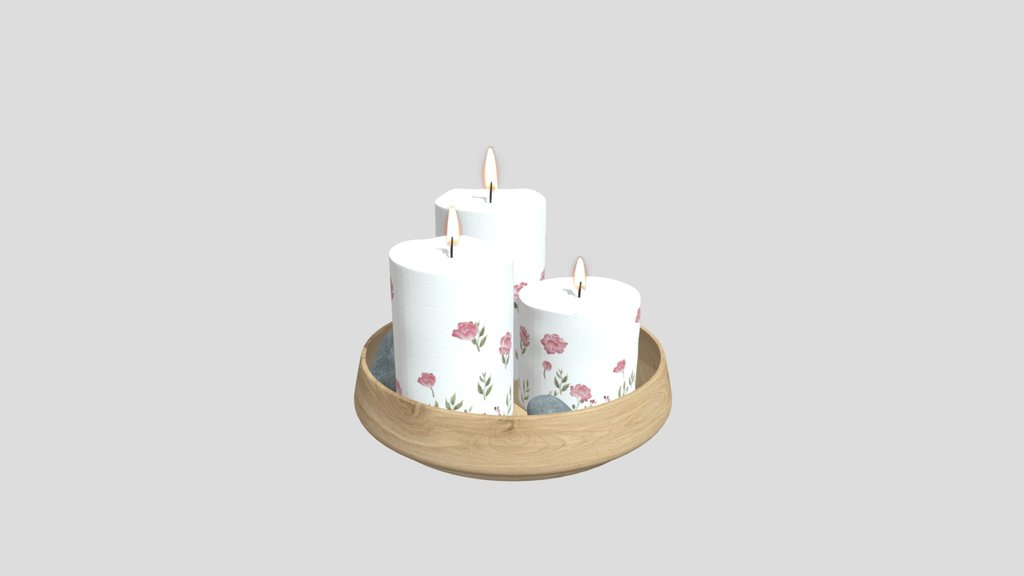 Decorated Candle
