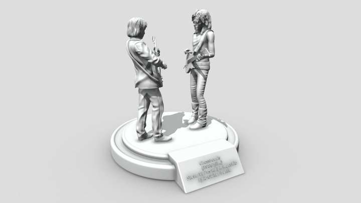 Steve Vai vs Ralph Macchio 3D printing 3D Model