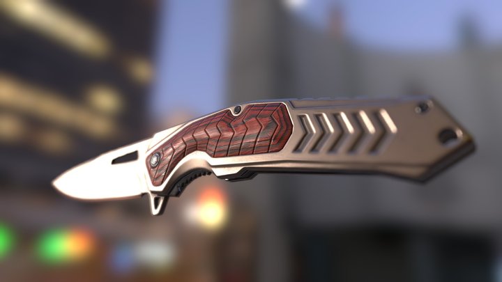 Folding knife – Free 3D Model STL