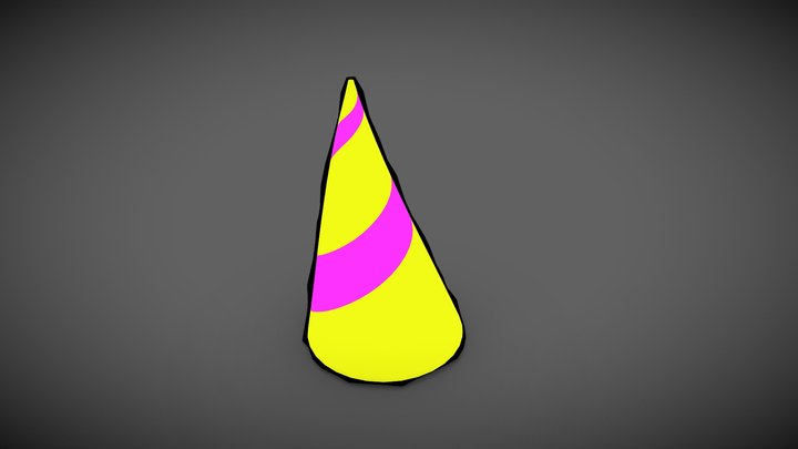 CP Hats Collection - Party Hat 3D Model