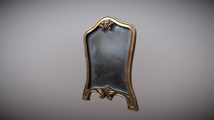 Vintage mirror 3D Model