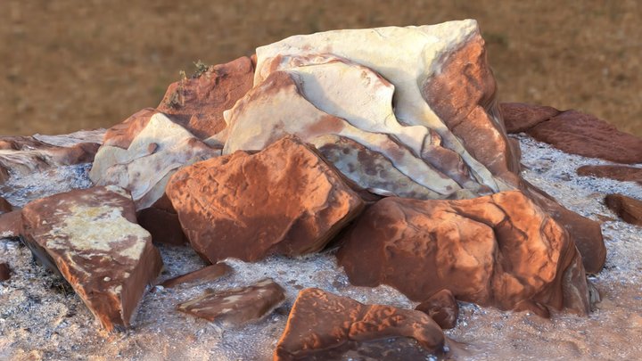 Hilbre Sandstone – Kostenloses 3D-Modell STL