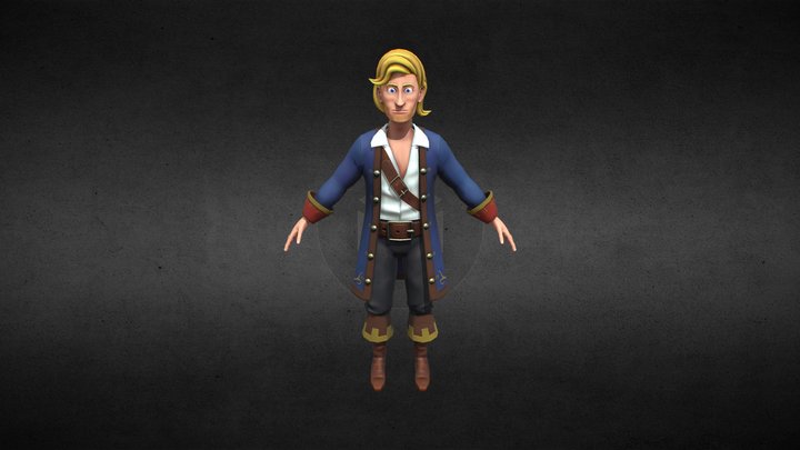 Guybrush Threepwood 3D Model