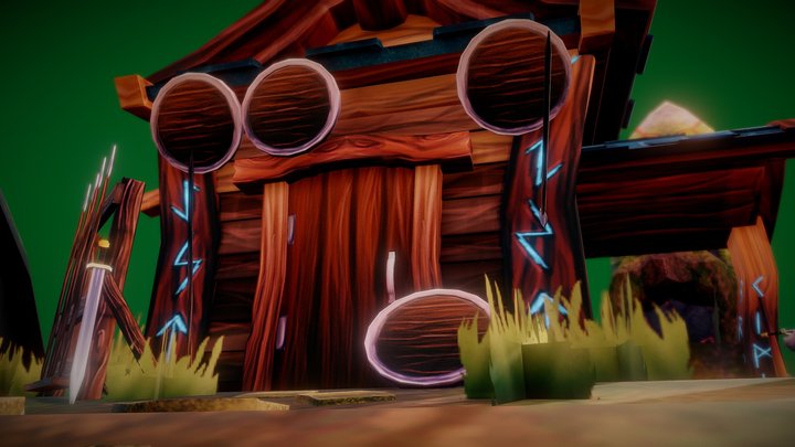 Desecrated Forge 3D Model