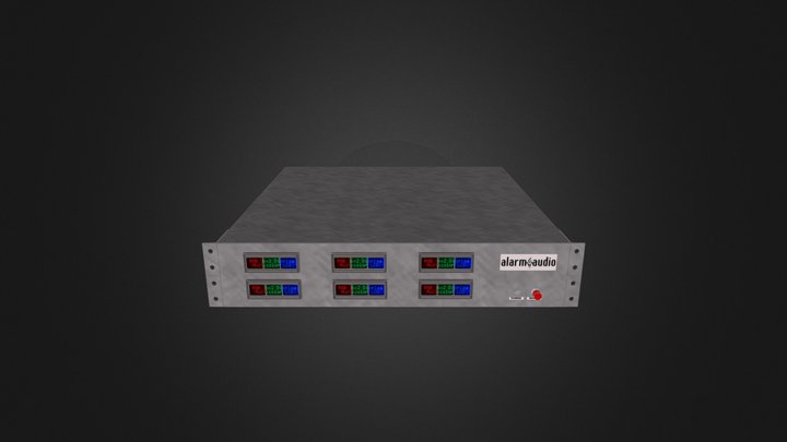 Alarm4Audio Box 2U 3D Model