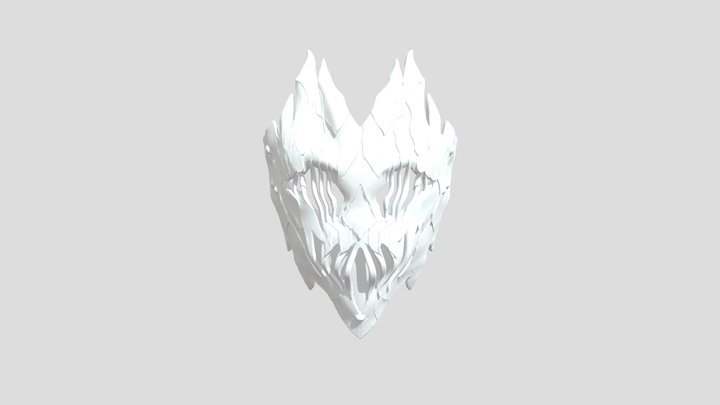 Shadow Flame Mask 3D Model