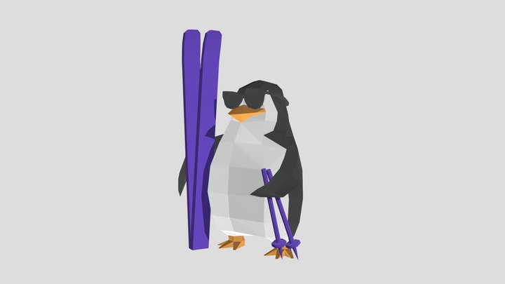Пингвин 3D Model