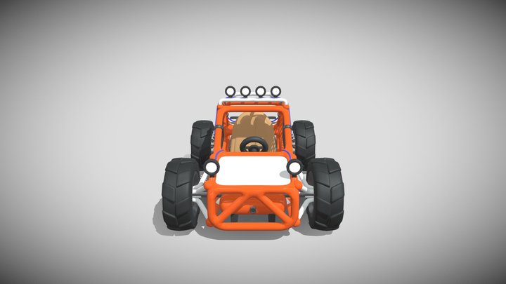 Stylized buggy 3D Model