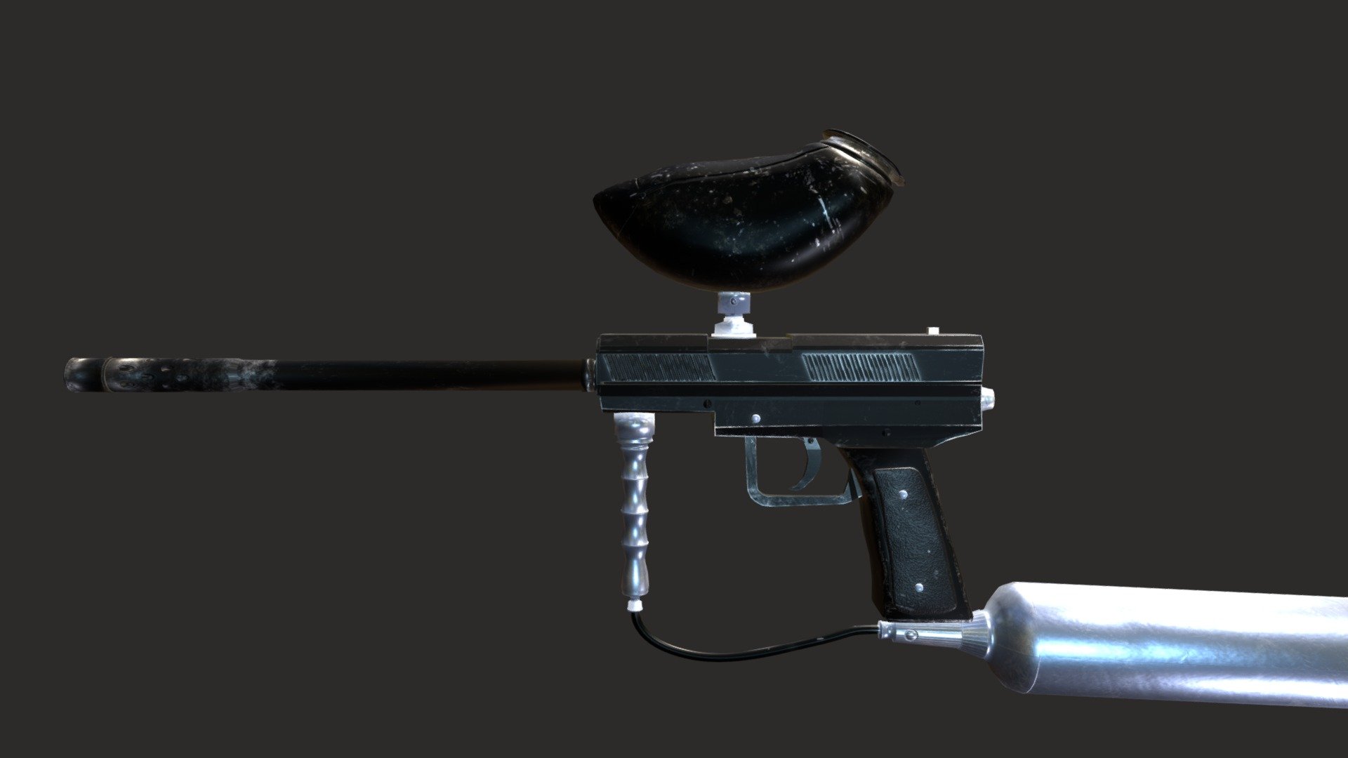 Paintball gun 3D model by Elifyg [7fb25a6] Sketchfab