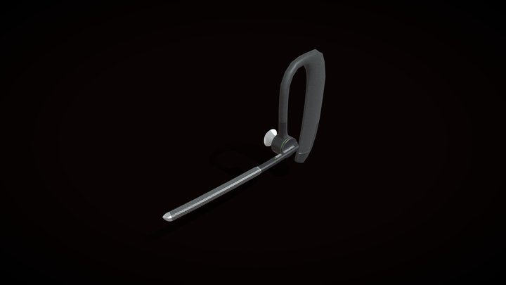 Bluetooth Earpiece Headset 3D Model