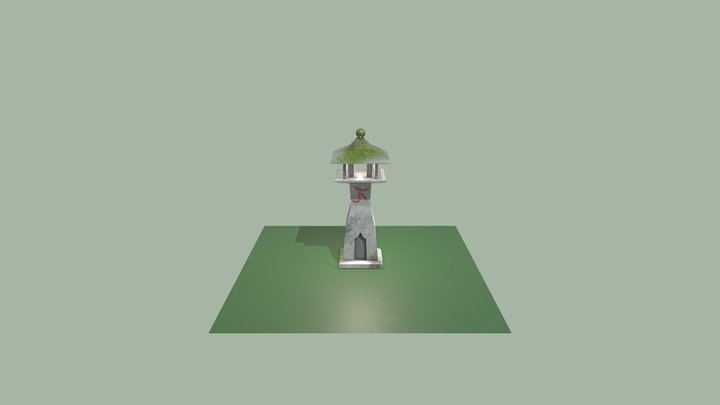 Яп фонарь 3D Model