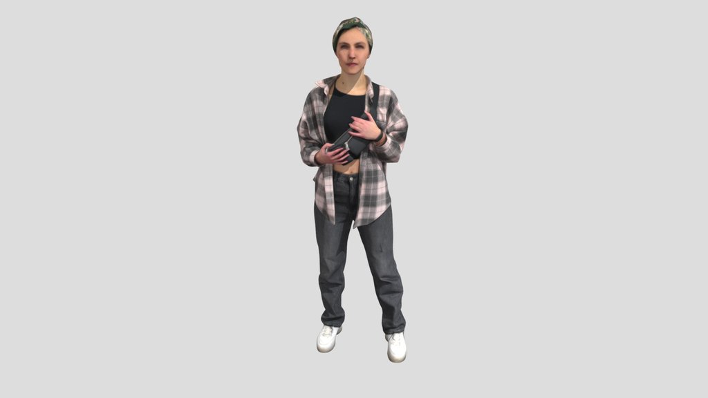 Girl In Plaid Shirt