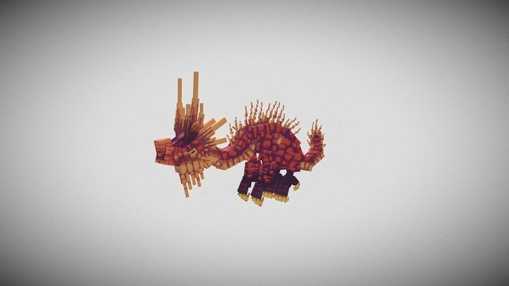 Lung Dragon 3D Model